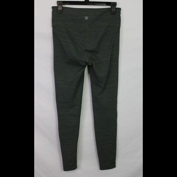 ATHLETA Chaturanga High Rise Tight Gray Green Size S Small EUC - Picture 2 of 7